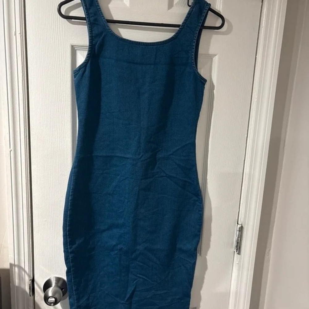 LuLaRoe Deep Blue Sleeveless Maxi Dress